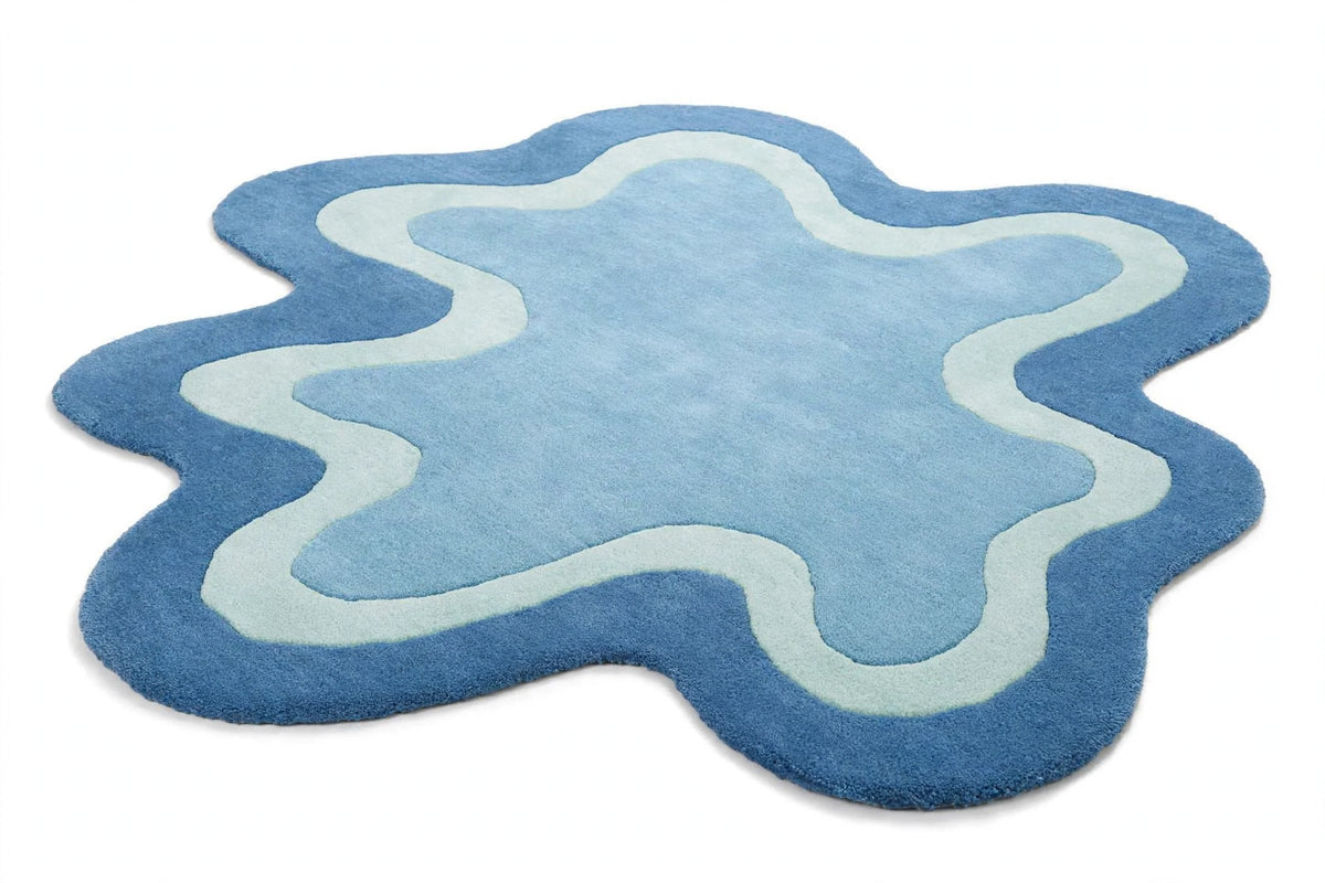 Novii Hand Tufted Wool Shaped Rug