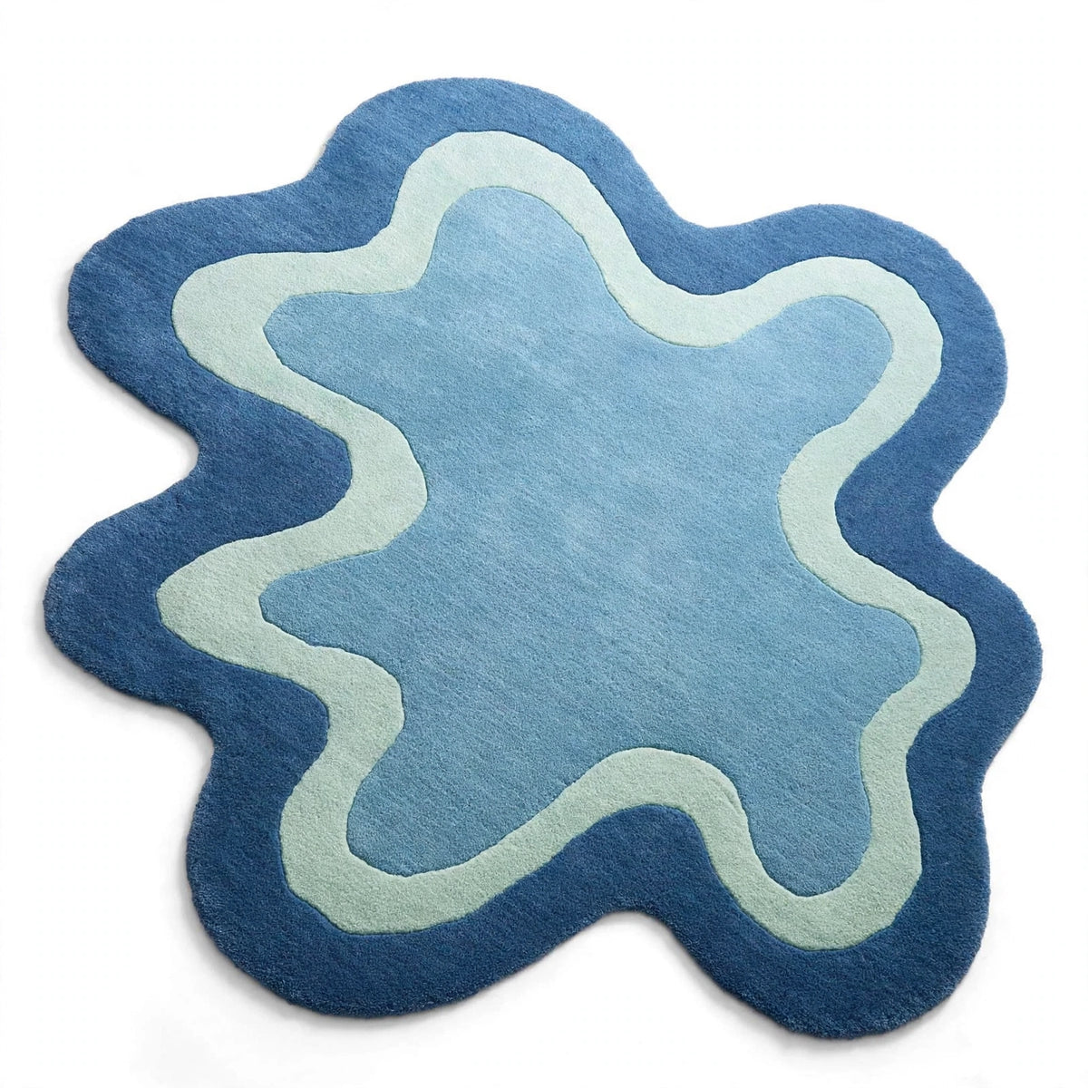 Novii Hand Tufted Wool Shaped Rug