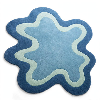 Novii Hand Tufted Wool Shaped Rug