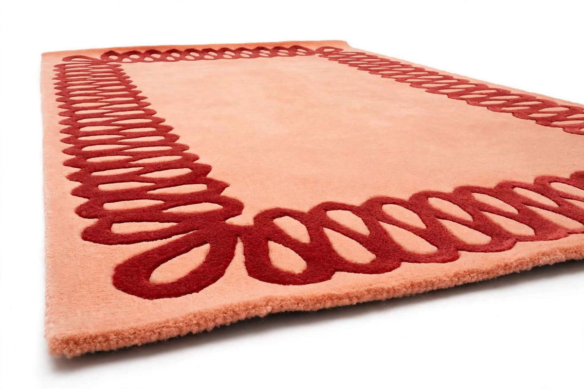 Eoci Wavy Hand Tufted Indian Wool Rug