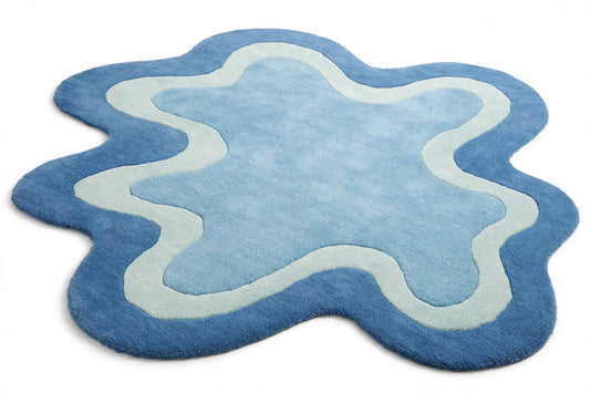 Novii Hand Tufted Wool Shaped Rug