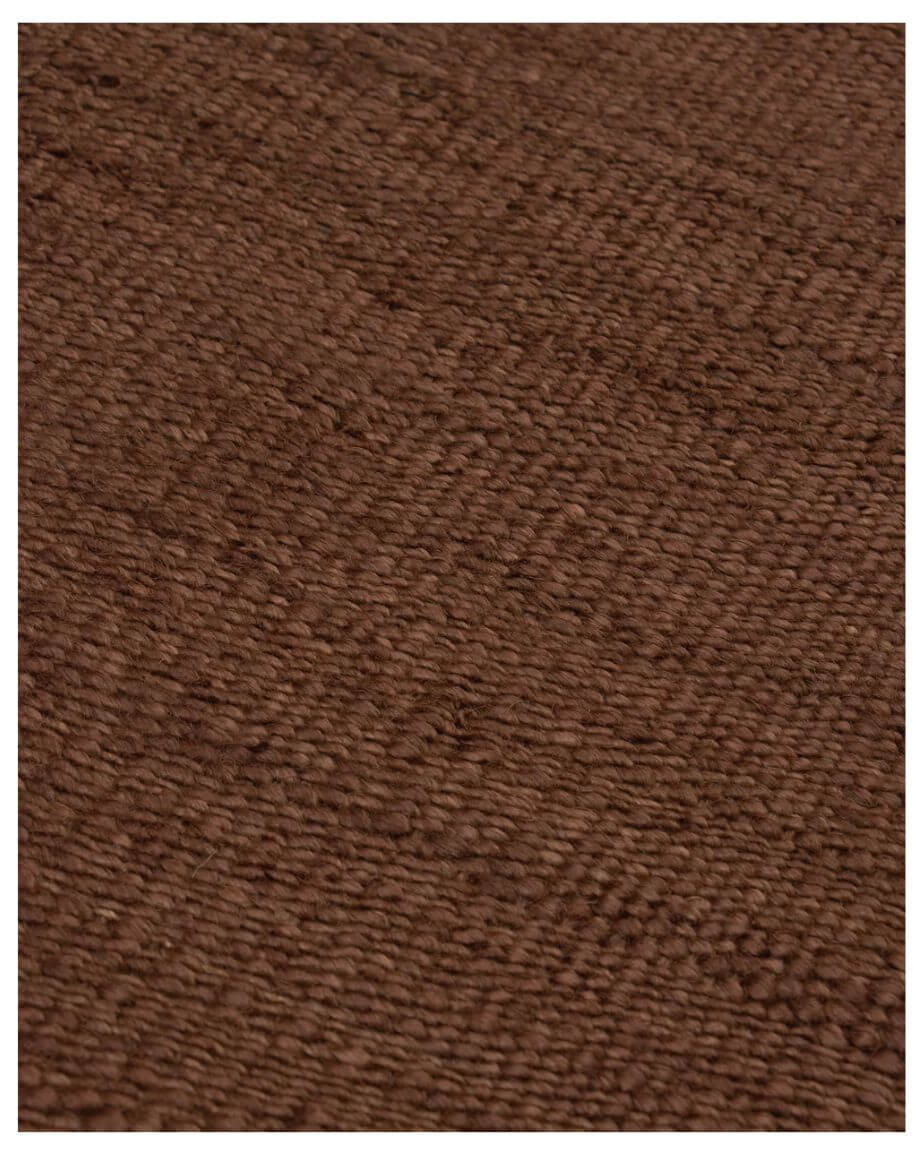 woven jute rug close up