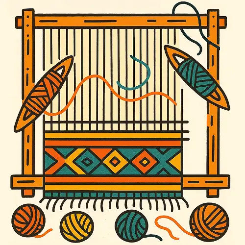 flat weave illustration