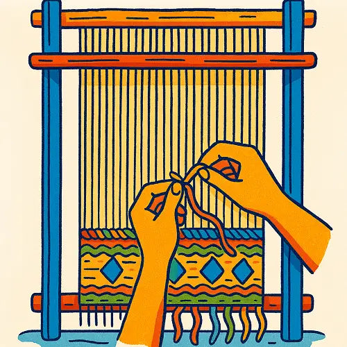 hand knotted illustration