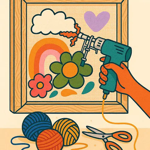 hand tufted illustration