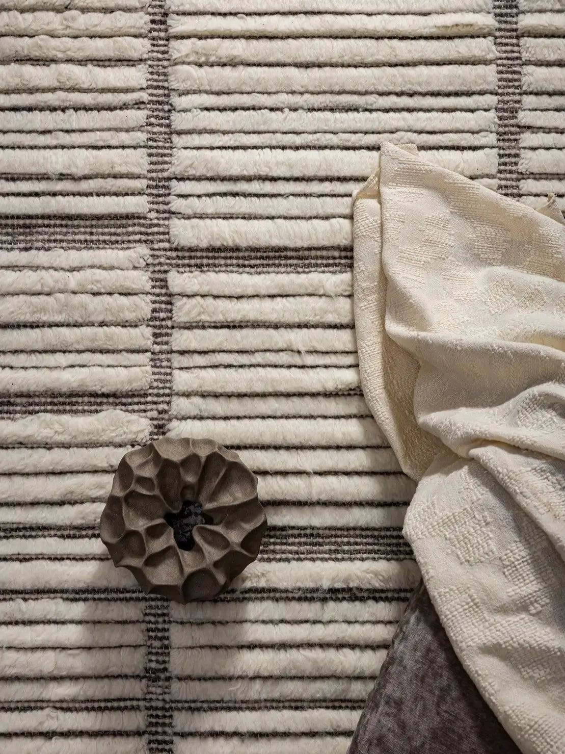modern soft textured area rug