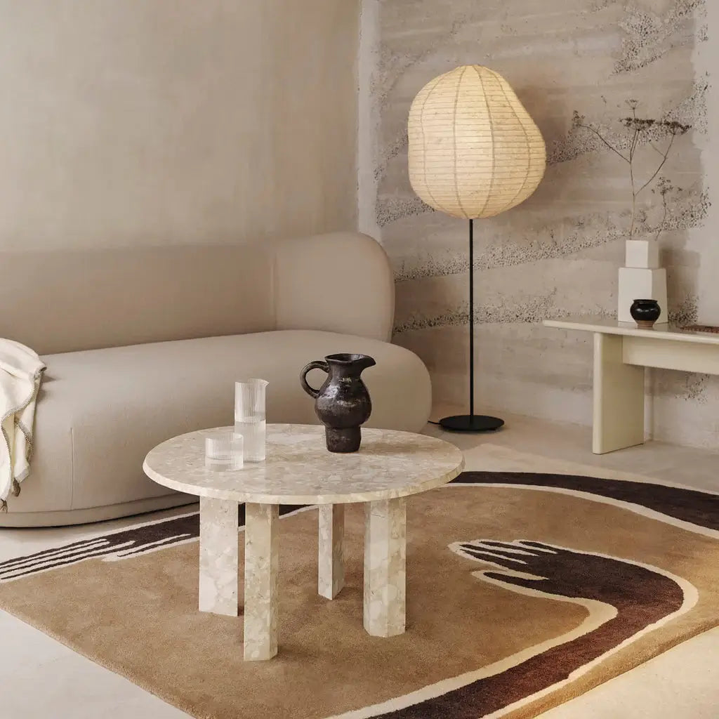 Icon NZ Wool Hand Tufted Rug in living room