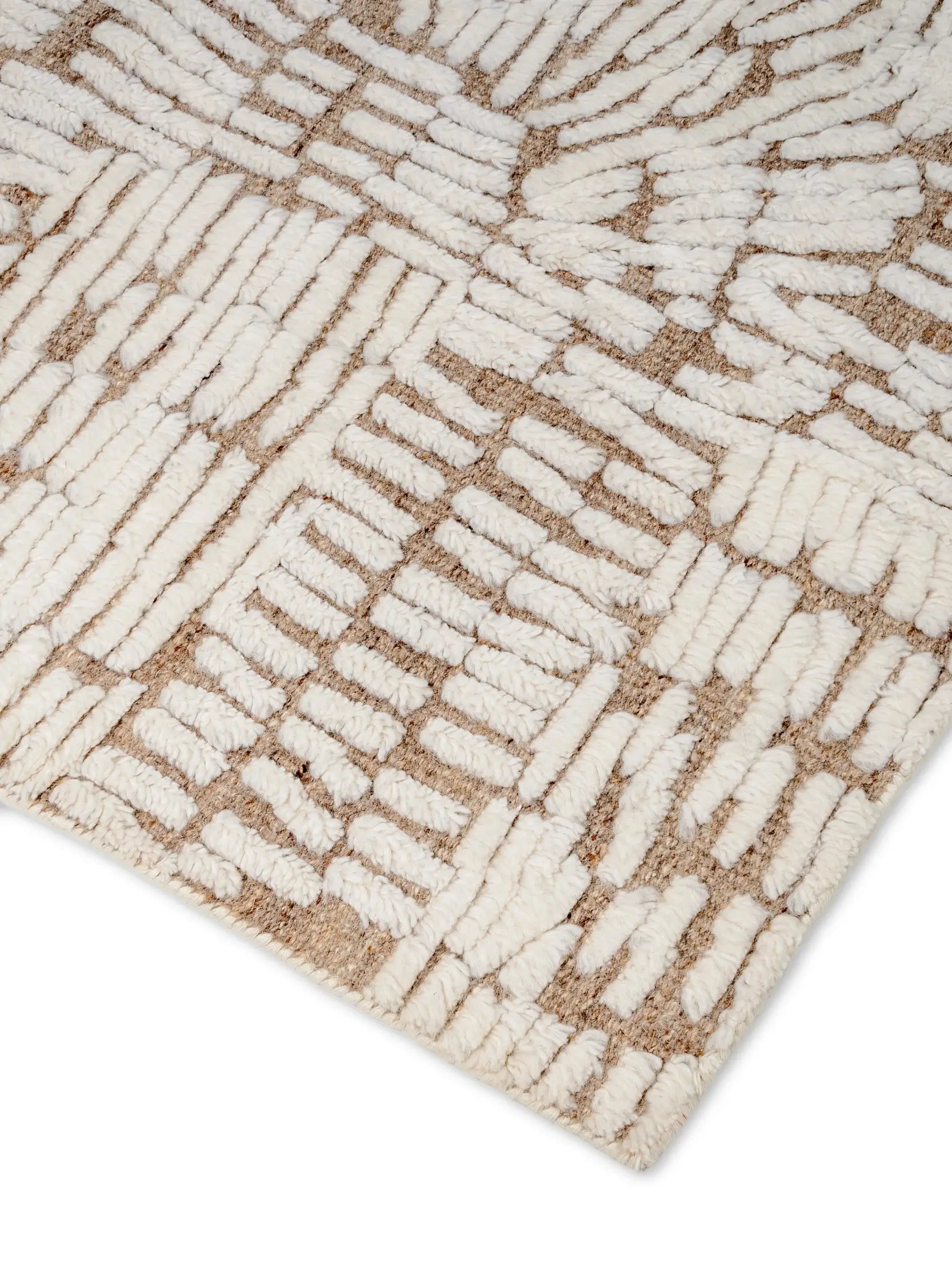 knotted wool carpet