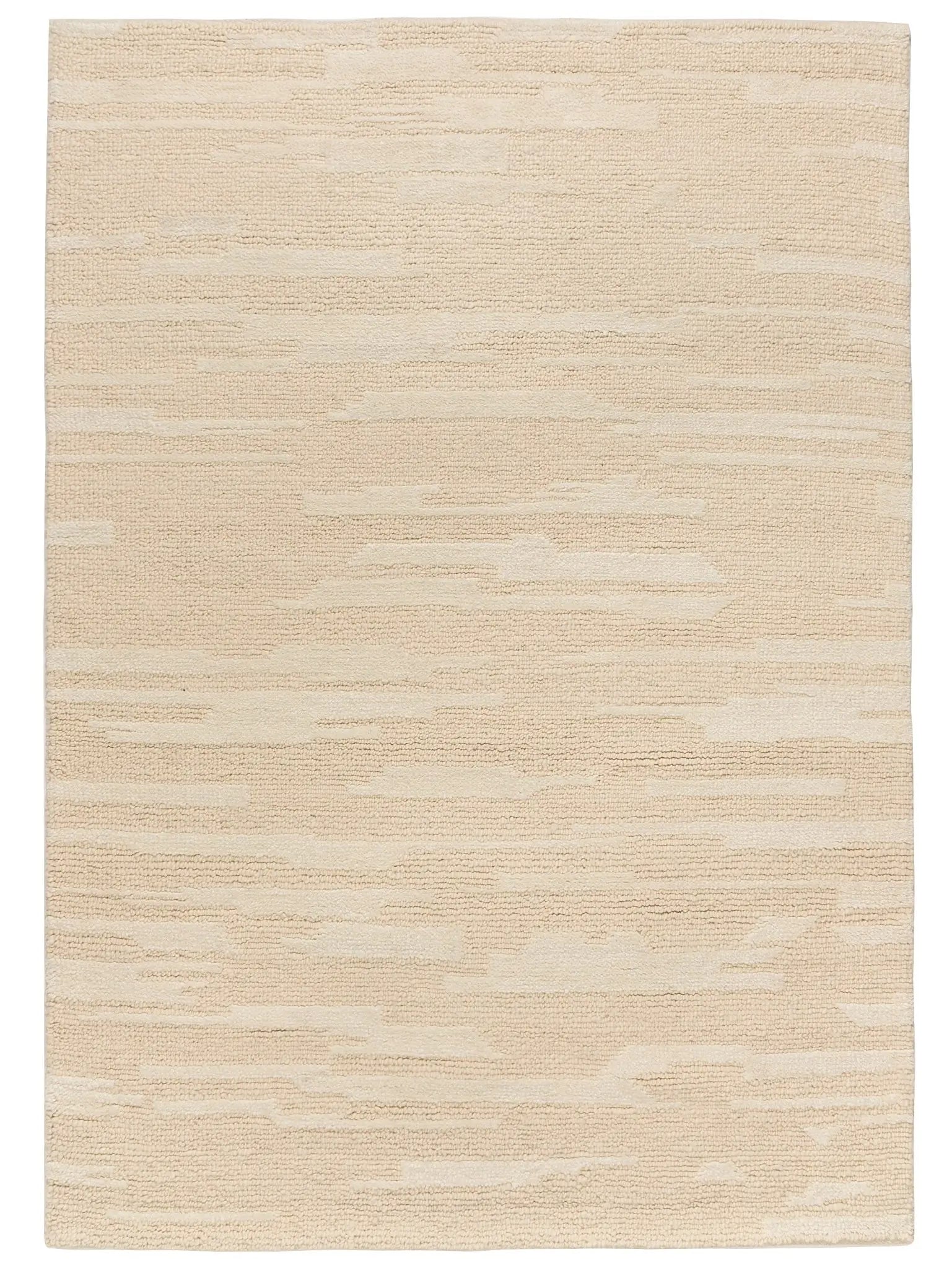 minimalist natural beige hand tufted area rug for living room and bedroom