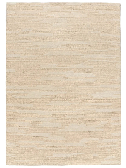 minimalist natural beige hand tufted area rug for living room and bedroom