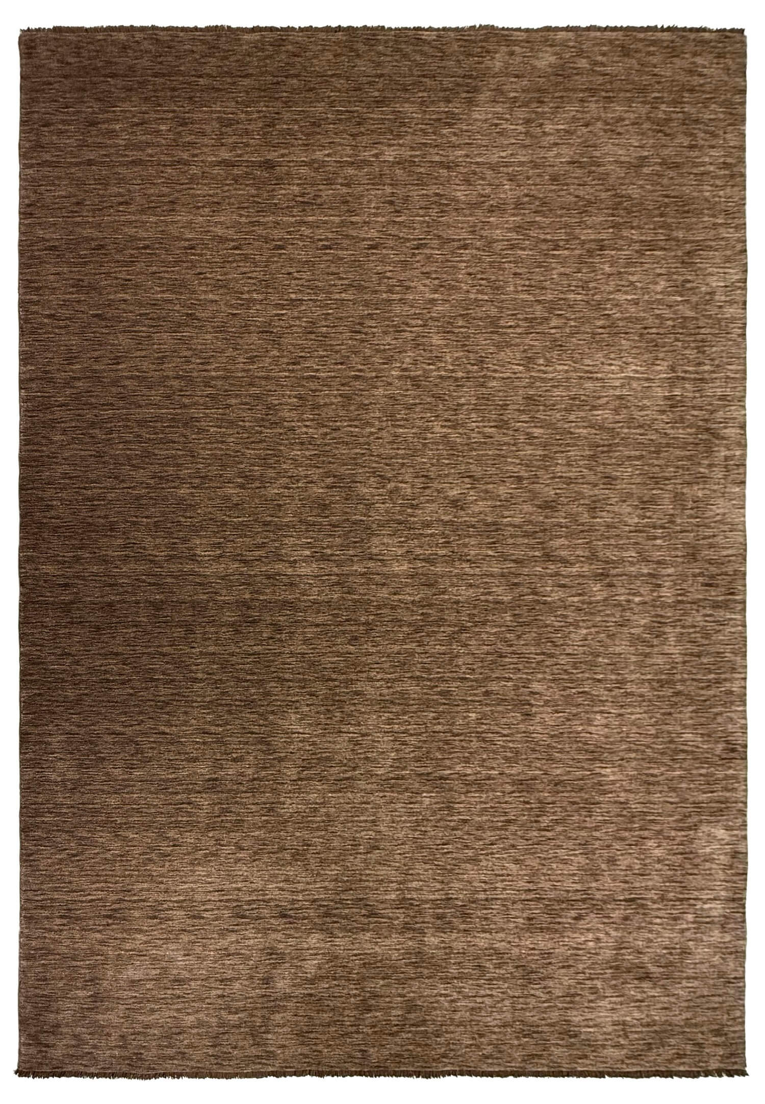brown washable handloom rug made with NZ wool