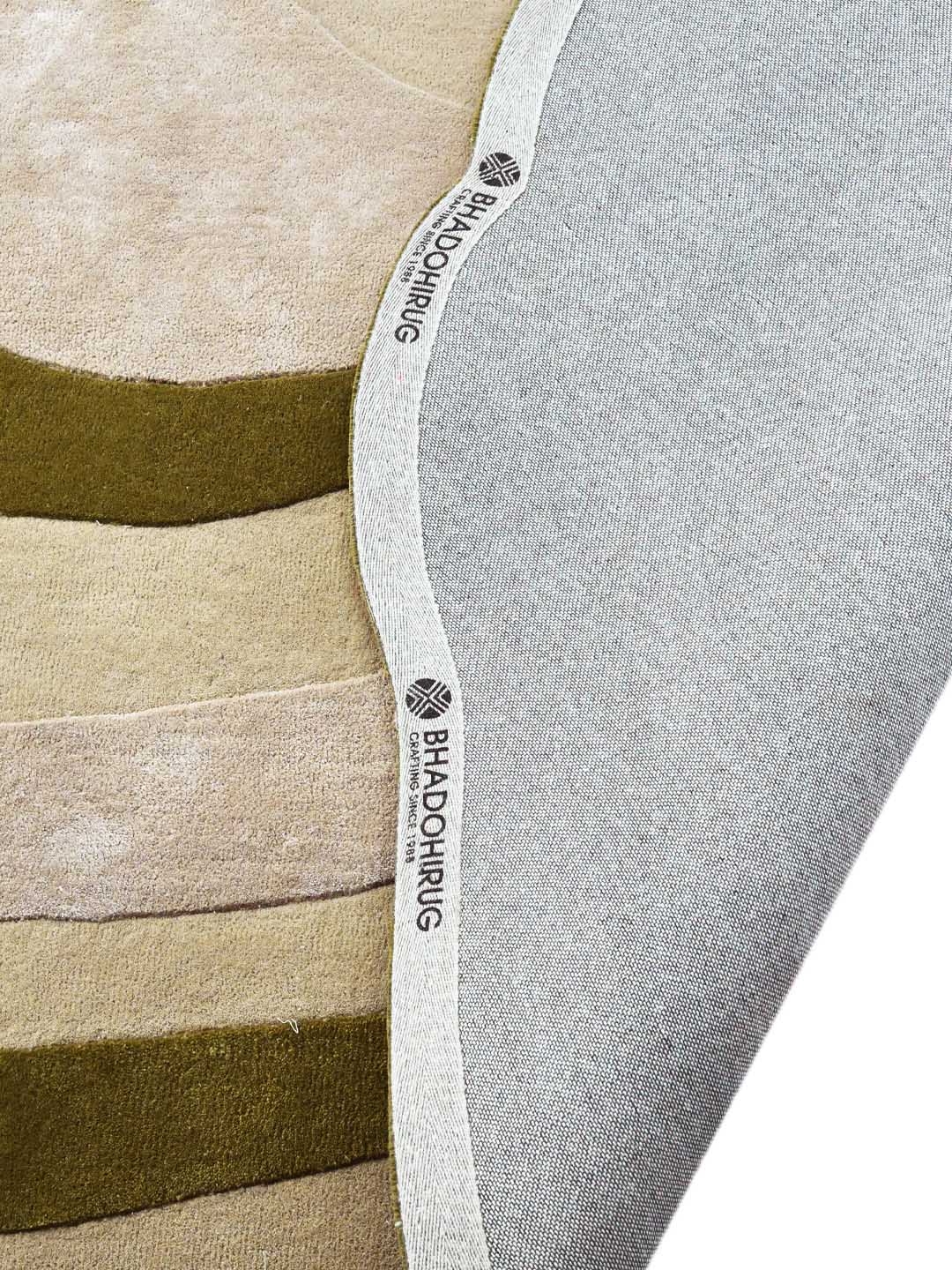 bhadohirug hand tufted wool rug back