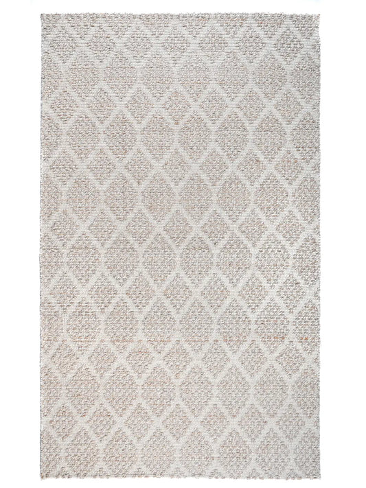 natural hadn woven jute rug by bhadohirug