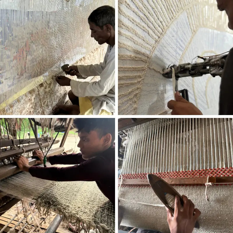 diffrent rug construction methods