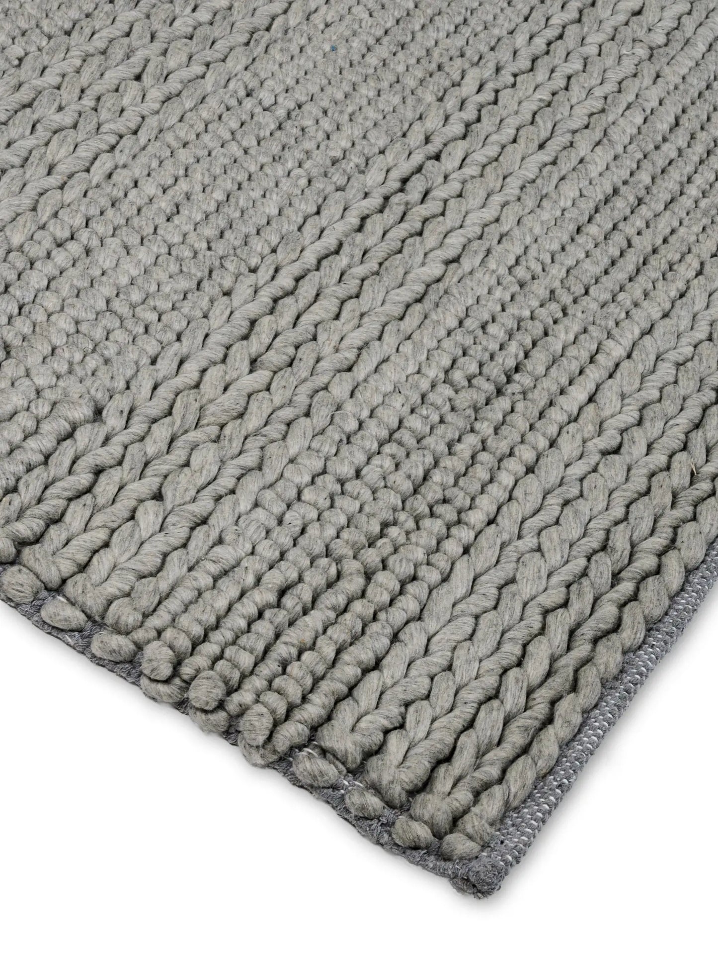 grey wool rug