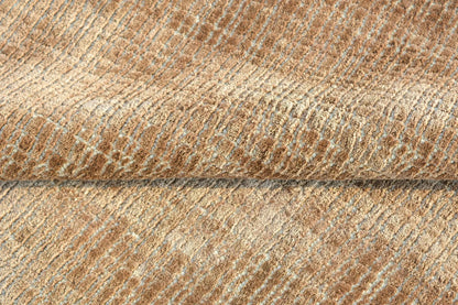 sahara wool silk rug close up