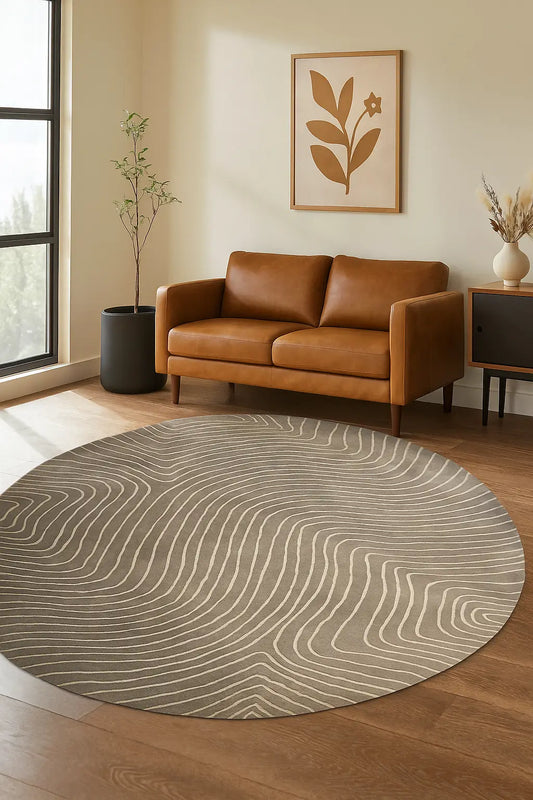 Sipse Hand Tufted Round Rug