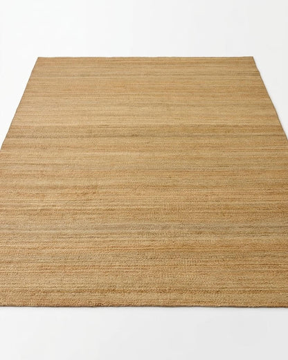 natural jute rug handwoven in bhadohi