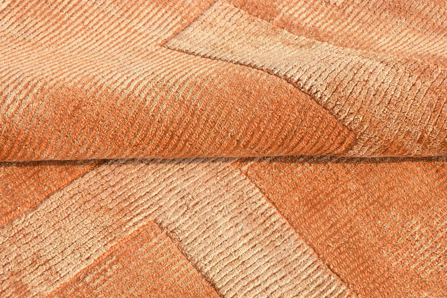 terra textured orange carpet