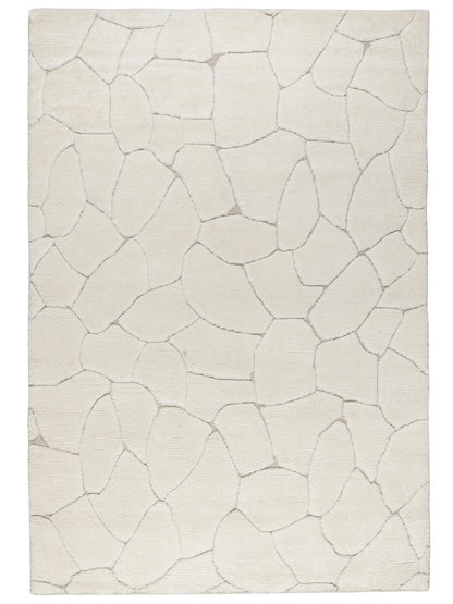 hand knotted beige area rug for living areas