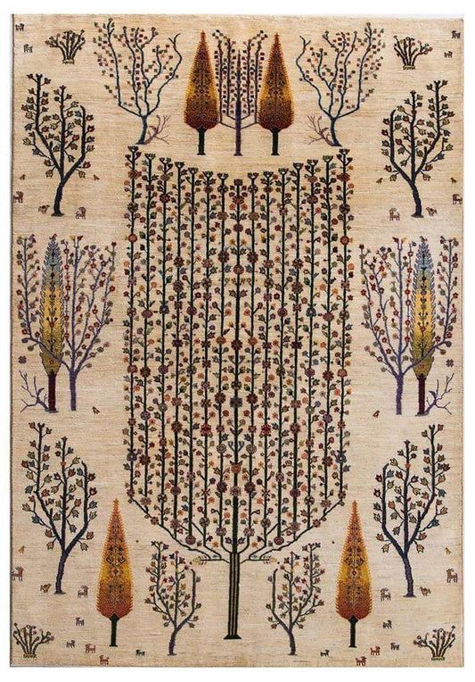 Traditional Hand-Knotted Wool Rug